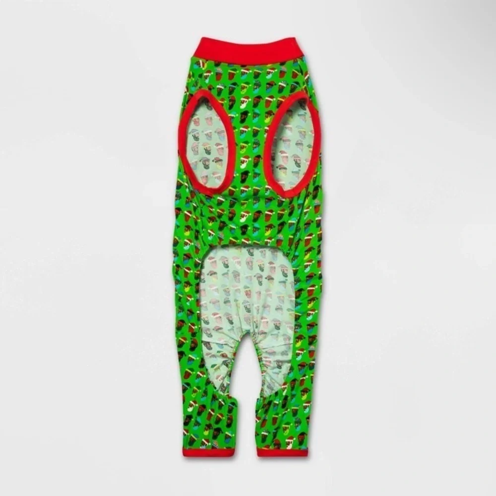 Dog Santa PJs Holiday Family Multi Santas Pajama - Wondershop Size M L XL
